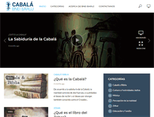 Tablet Screenshot of canalcabala.com